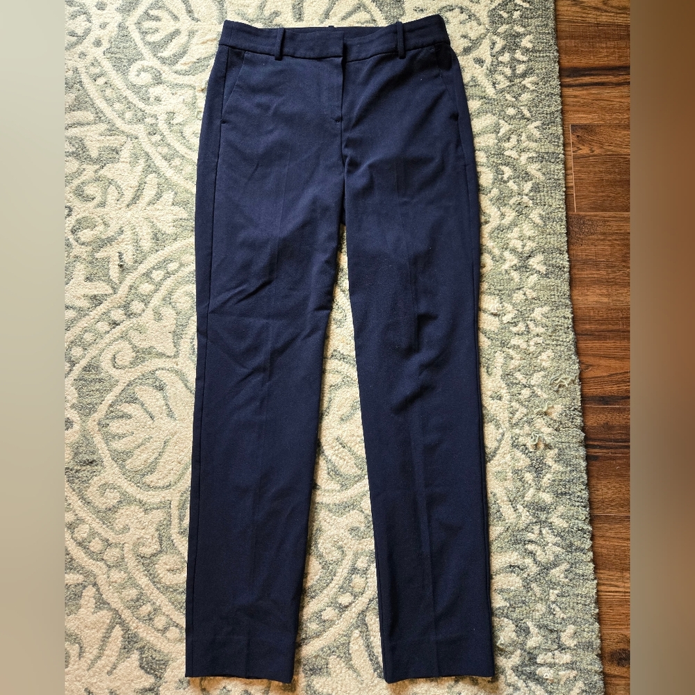 J. Crew Women's Navy Ruby Pant Trousers Sz 6